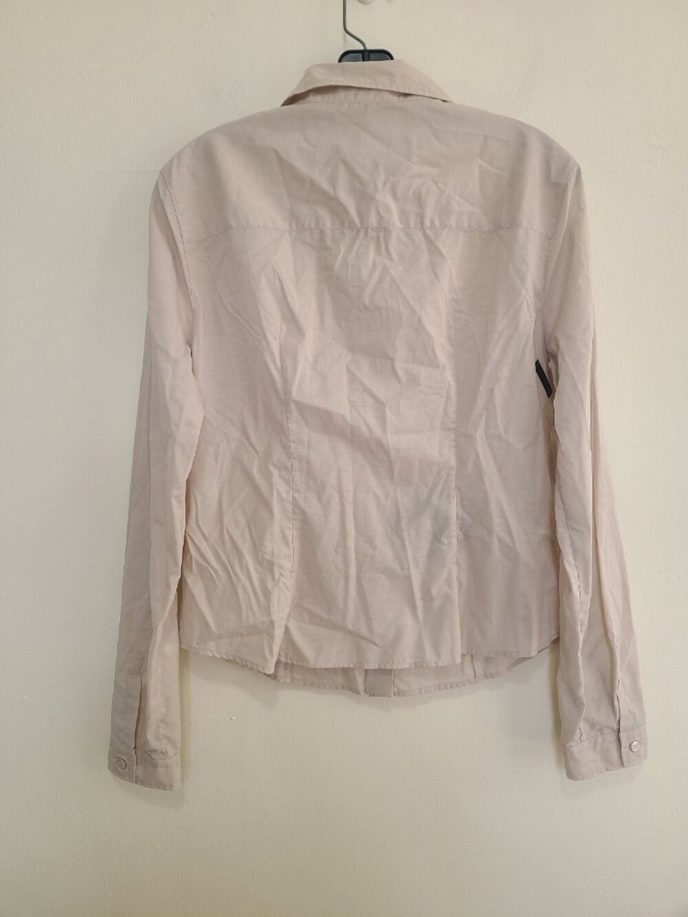 NWT Prada Women's Button Up Shirt Shirt Beige size IT 46 - Picture 2 of 12